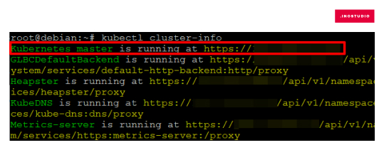 kubectl cluster-info 